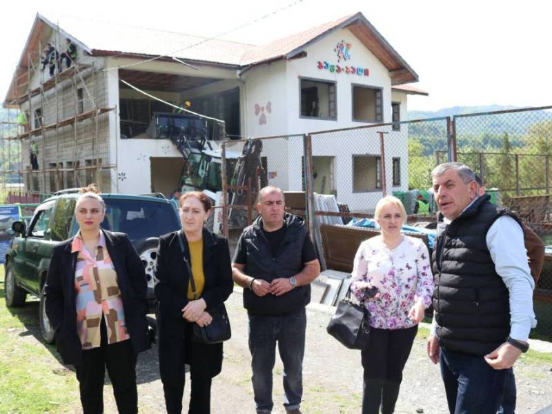 ცაგერის მუნიციპალიტეტის სოფელ ქვედა ცაგერში საბავშვო ბაღის...